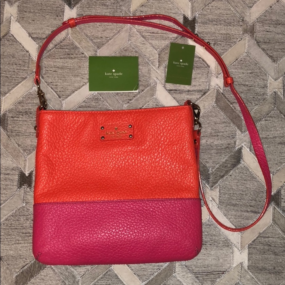 KATE SPADE TWO-TONE CROSSBODY